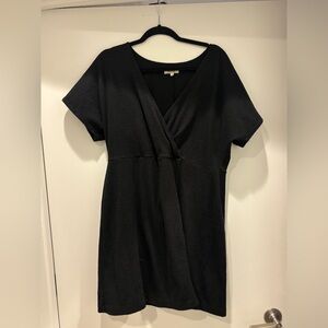 Madewell Cross Front Flutter-Sleeve Dress